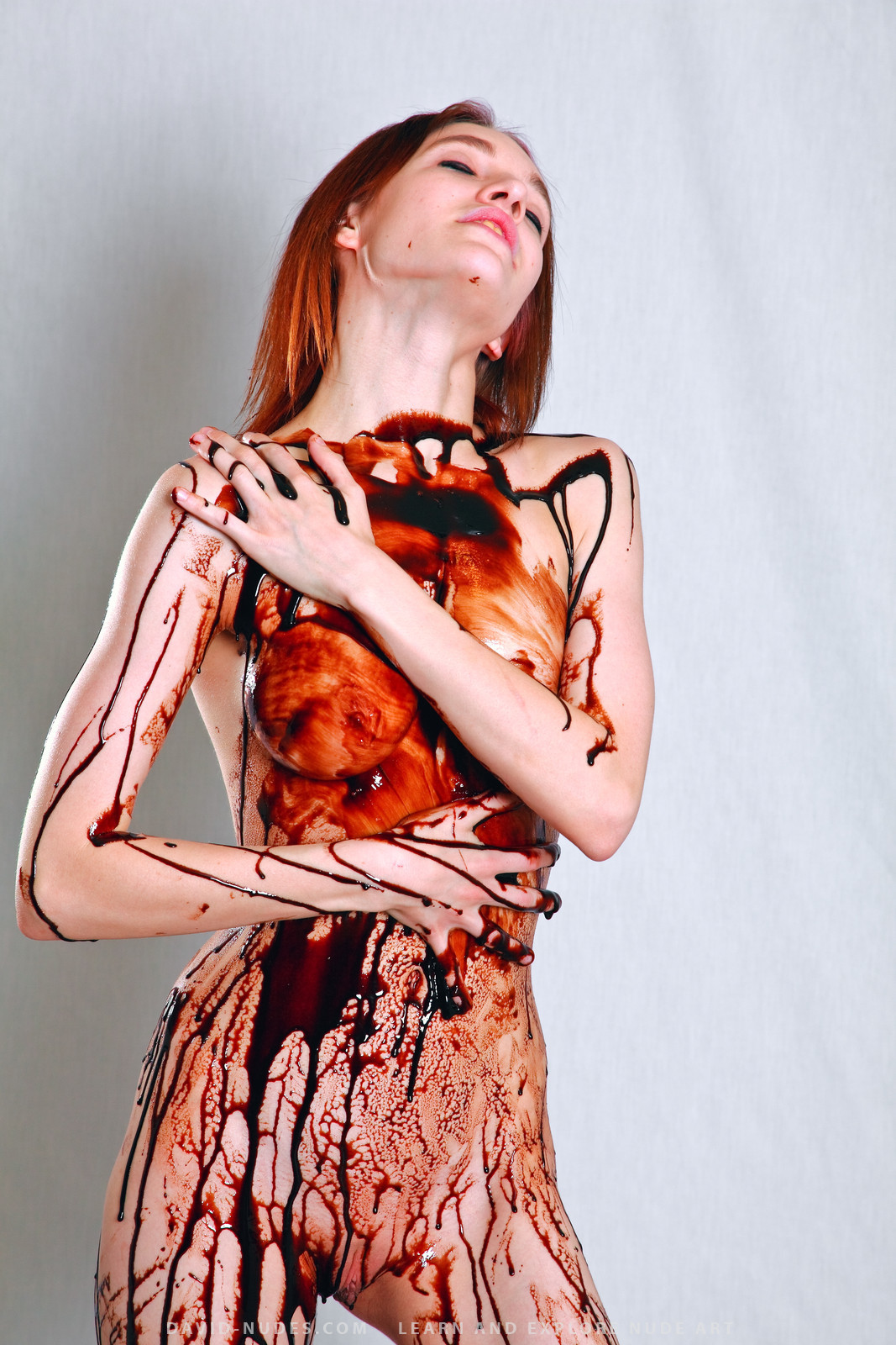 Chocolate Syrup Pussy Feast » David Nudes Free Nude Pictures