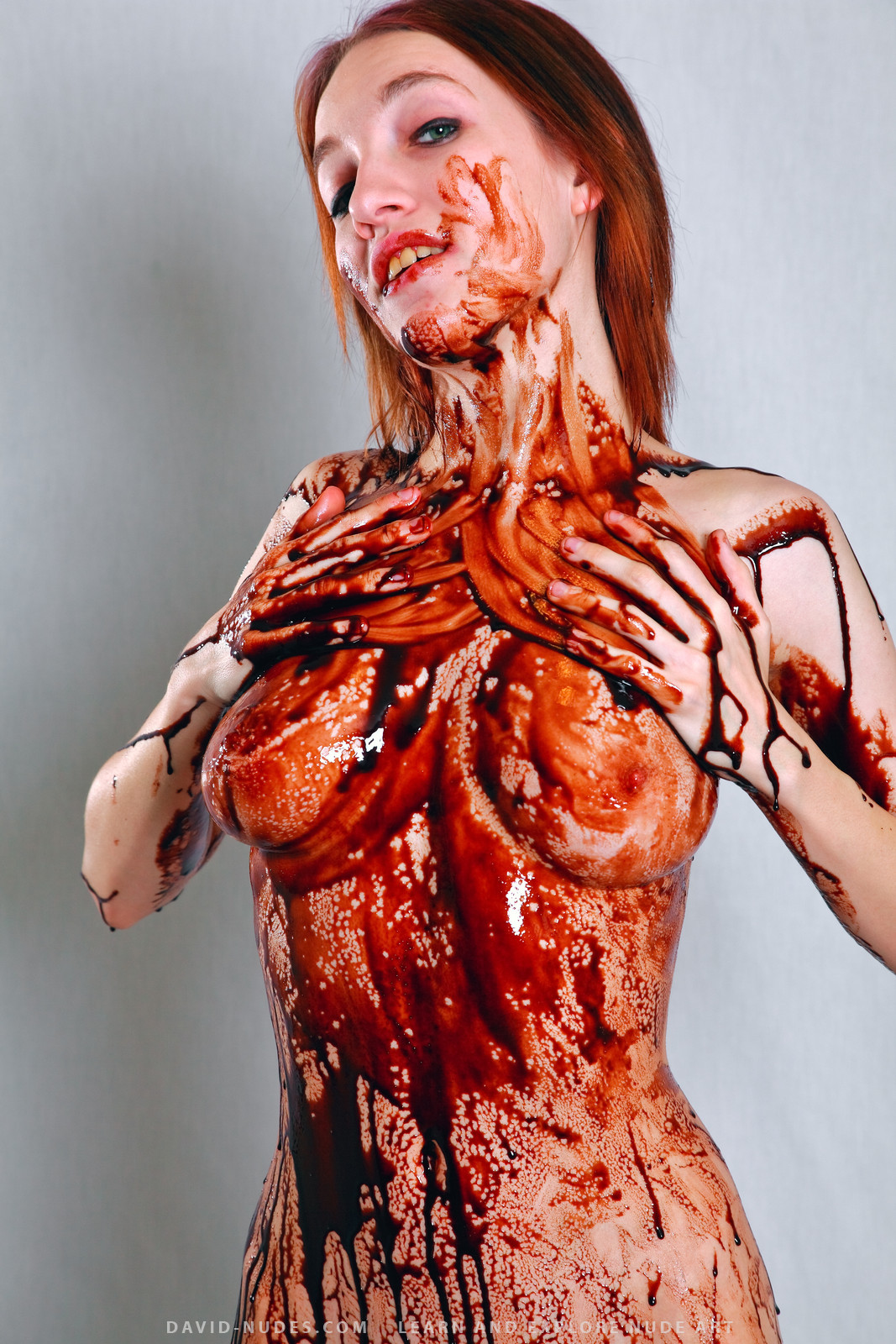 Chocolate Syrup Pussy Feast » David Nudes Free Nude Pictures