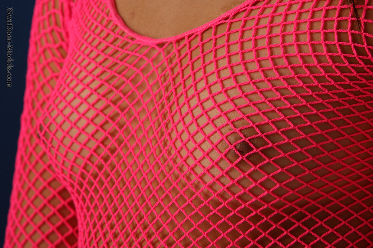 Pink Fishnet Dress » Nextdoor Models Free Nude Pictures